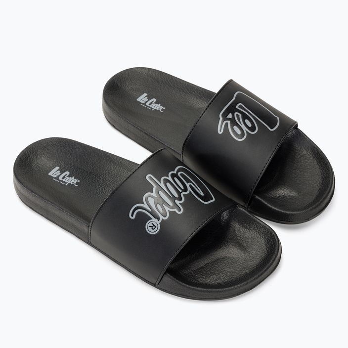 Lee Cooper men's slides LCW-24-42-2485 black/grey 8