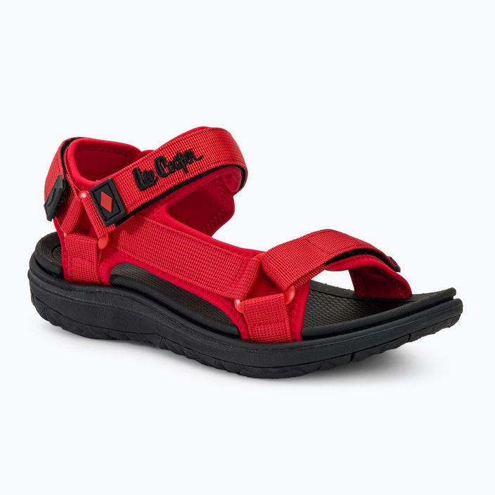Lee Cooper women's sandals LCW-24-34-2616L black / red