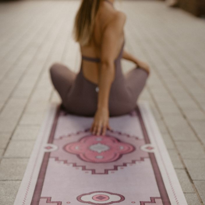 Moonholi yoga mat PERSIANA 3 mm pink SKU-119 6