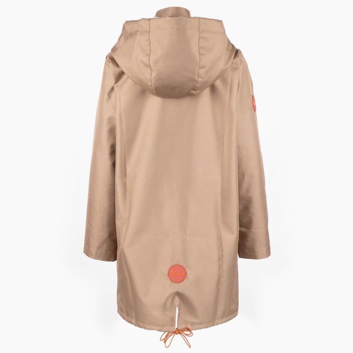 Waikane Vibe Wild women's rain jacket beige 2