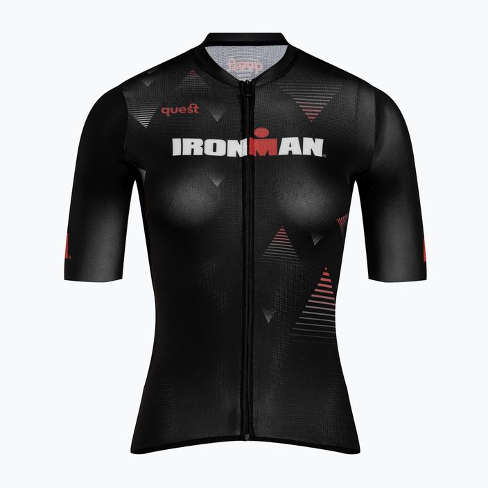 Quest Race Line France Iron Man women's cycling jersey black