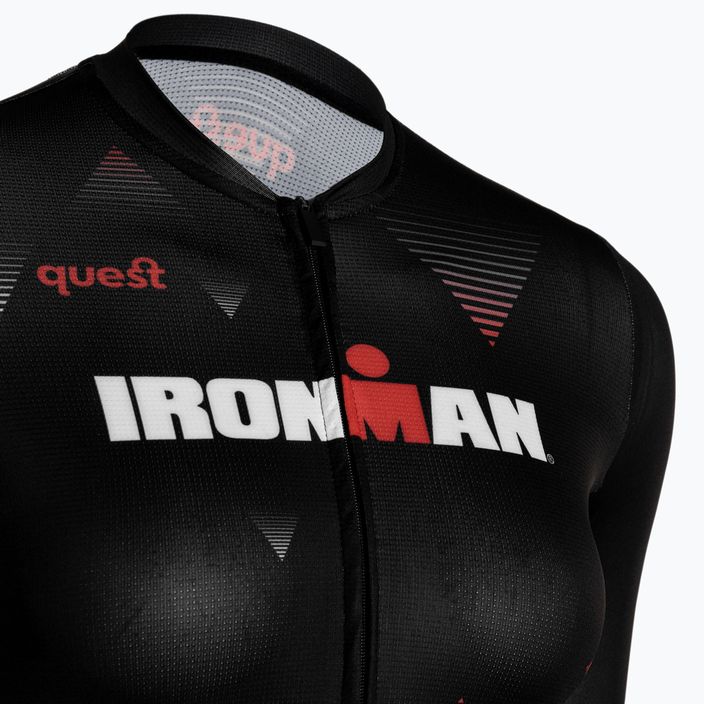 Quest Race Line France Iron Man women's cycling jersey black 3