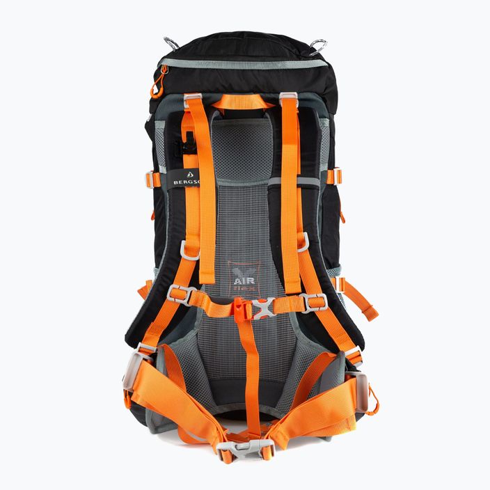 BERGSON Tunnebo 35 l hiking backpack black/orange 3