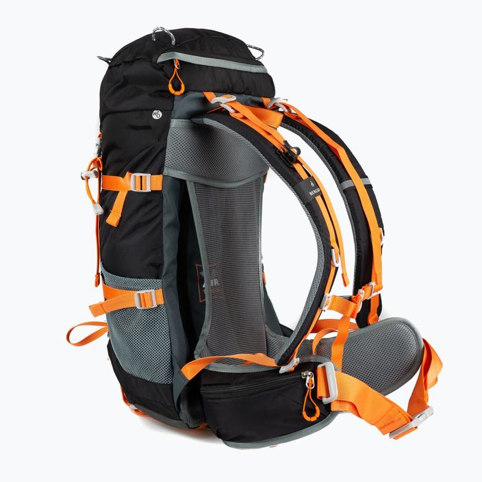 BERGSON Tunnebo 35 l hiking backpack black/orange 4