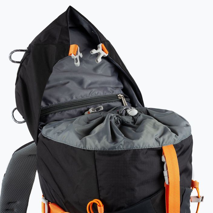 BERGSON Tunnebo 35 l hiking backpack black/orange 7