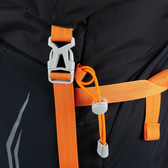 BERGSON Tunnebo 35 l hiking backpack black/orange 10