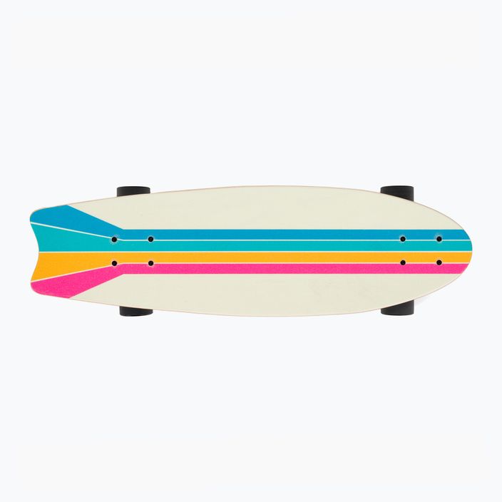 Surfskate skateboard Cutback Color Wave coloured 3