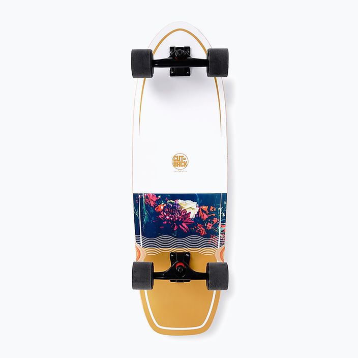Surfskate skateboard Cutback Golden Wave 34" white and colour CUT-SUR-GWA 7