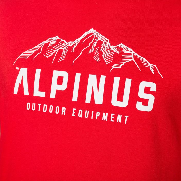 Alpinus Mountains men's t-shirt red 8