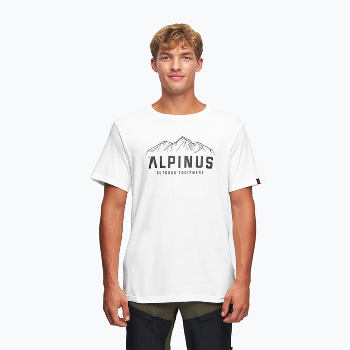 Alpinus Mountains men's t-shirt white