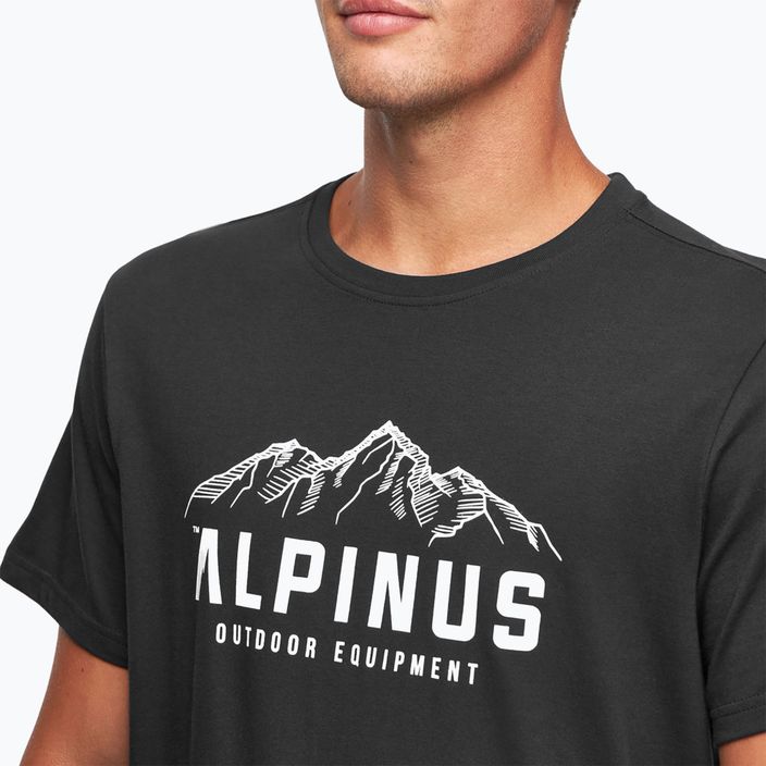 Alpinus Mountains men's t-shirt black 4