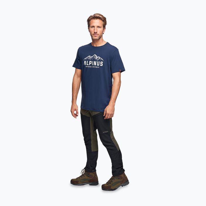 Alpinus Mountains men's T-shirt navy blue 2