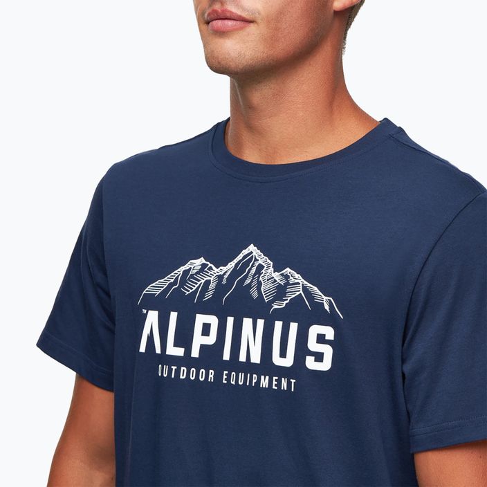 Alpinus Mountains men's T-shirt navy blue 4