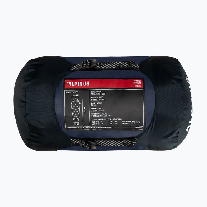 Alpinus Primalight 800 sleeping bag S11624 navy blue 9