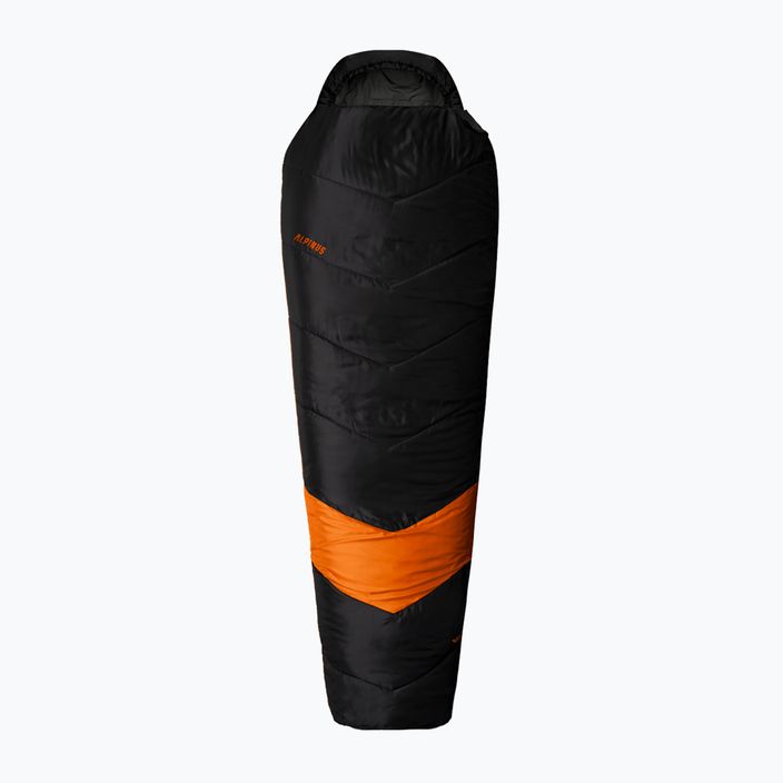 Alpinus Classic 1050 sleeping bag S11636 black/orange 2