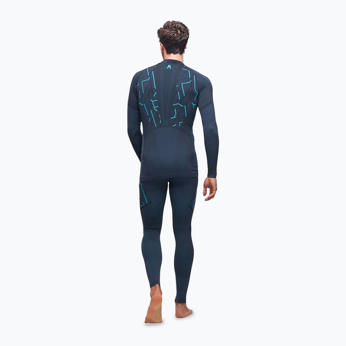 Men's thermal underwear set Alpinus Tactical Gausdal graphite/blue 2