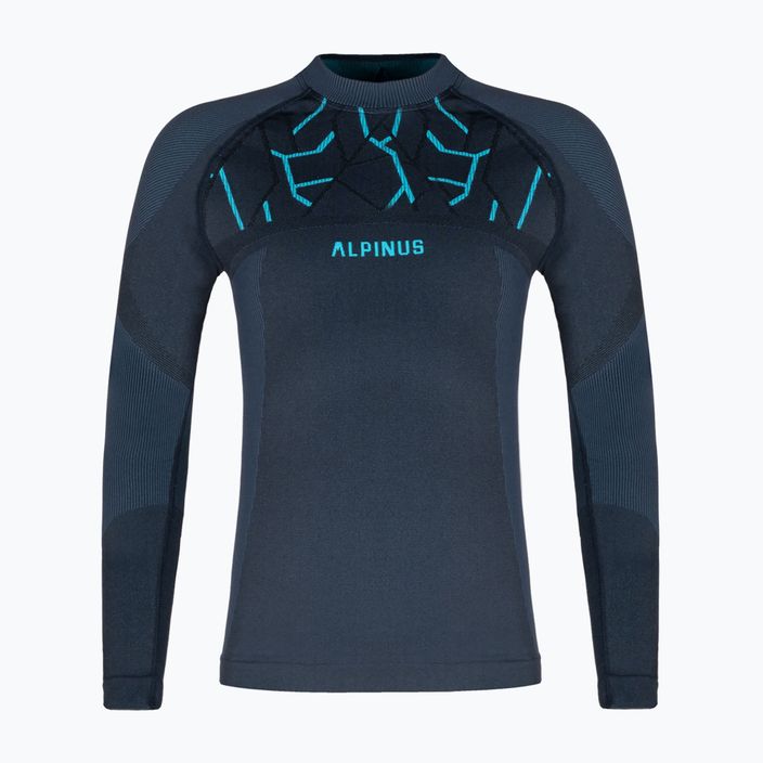 Children's thermal underwear set Alpinus Tactical Gausdal graphite/blue 2