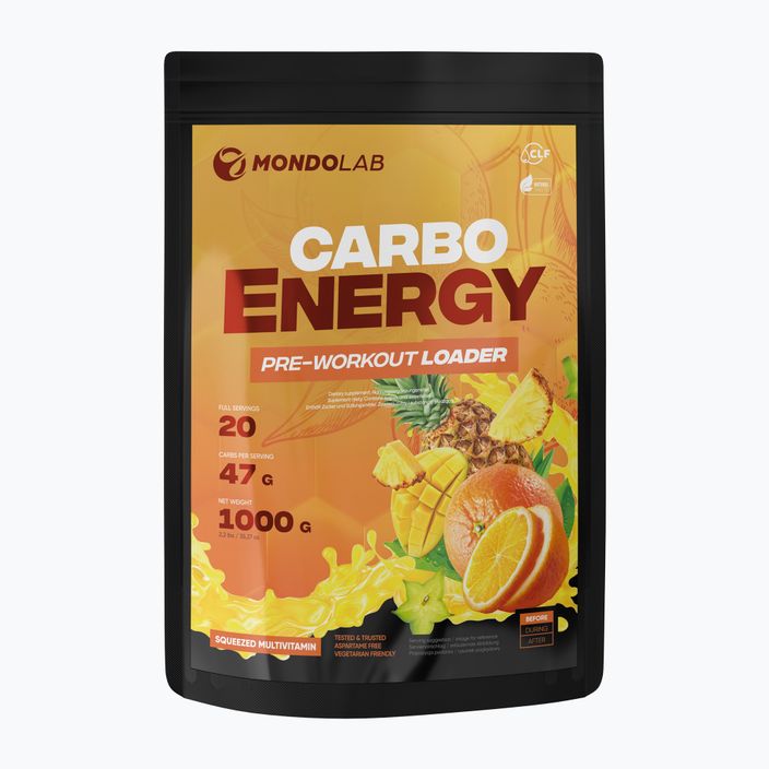 Carbo Energy MONDOLAB carbohydrates 1kg tropical fruit MND012