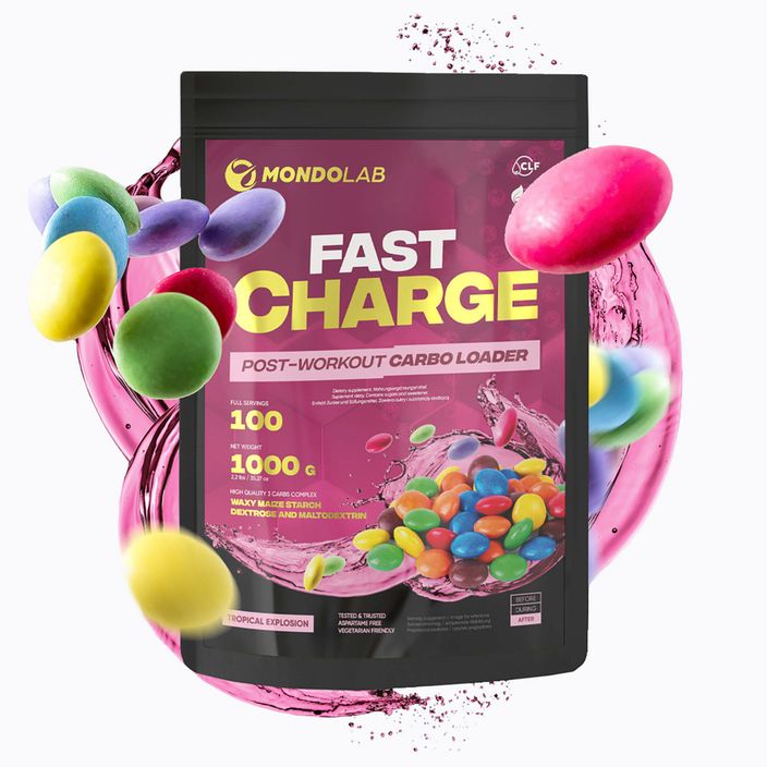 Carbo Fast Charge MONDOLAB carbohydrates 1kg multivitamin MND010 3