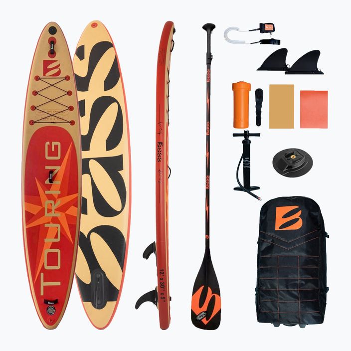 SUP board Bass Touring SR 12'0" PRO + Extreme Pro M- red