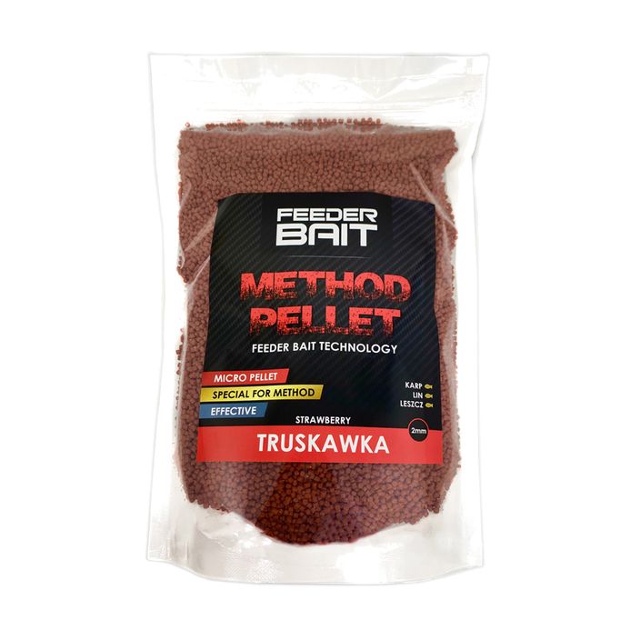 Pellets for Feeder Bait method Strawberry 2 mm 800 g FB11-12 2