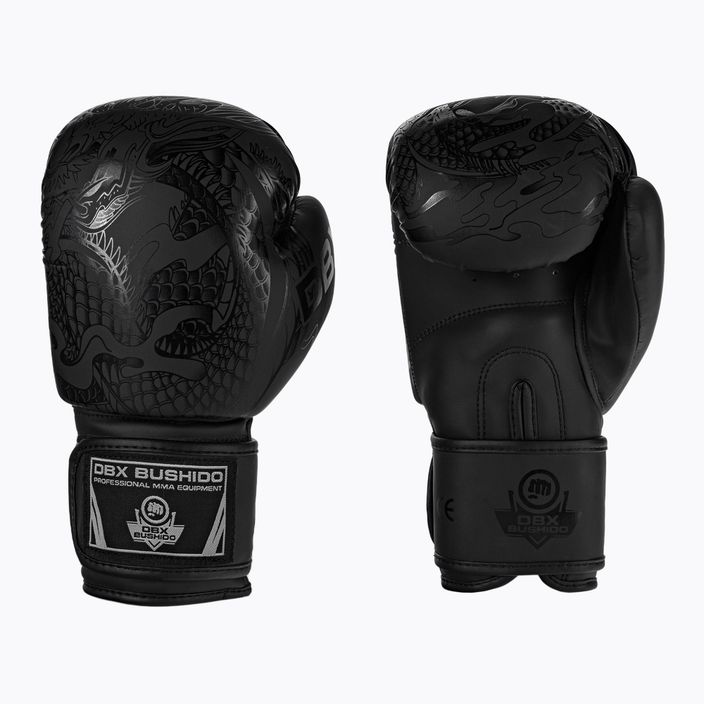 DBX BUSHIDO "Black Dragon" boxing gloves black B-2v18 3