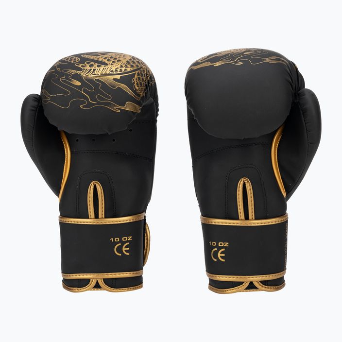 DBX BUSHIDO "Gold Dragon" boxing gloves gold/black 2