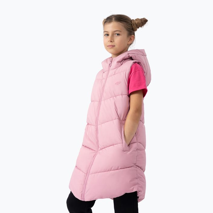 Children's sleeveless 4F F046 light pink 6