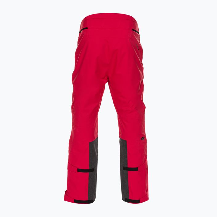 Men's ski trousers 4F M343 dark red 4