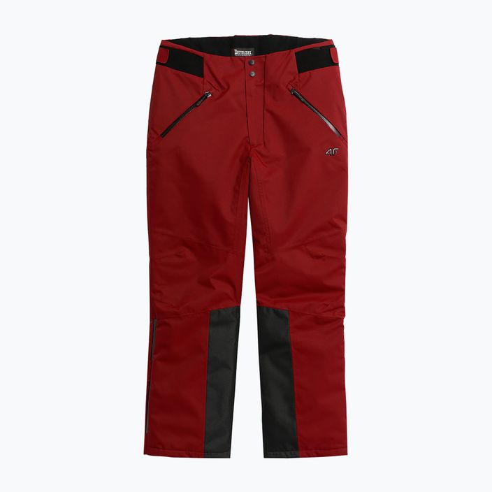 Men's ski trousers 4F M343 dark red 8