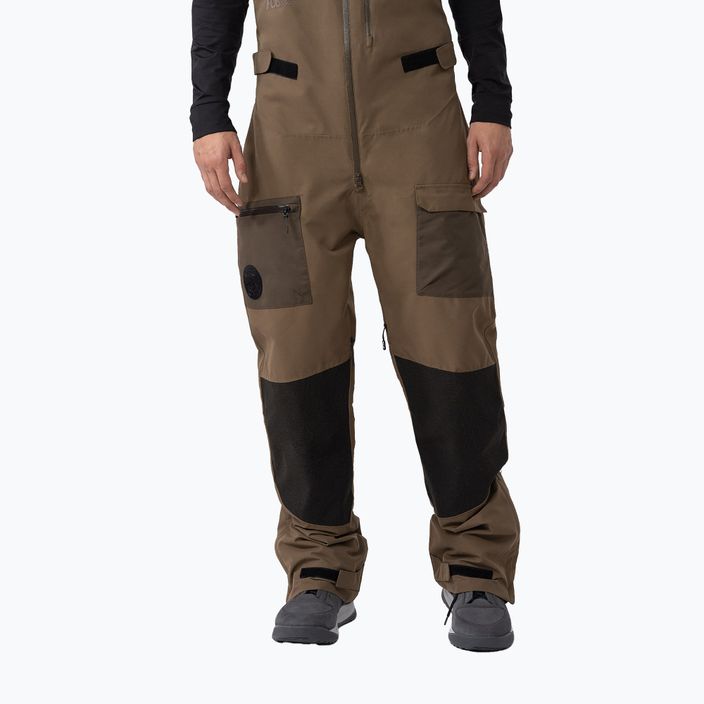 Men's snowboard trousers 4F M346 brown 4