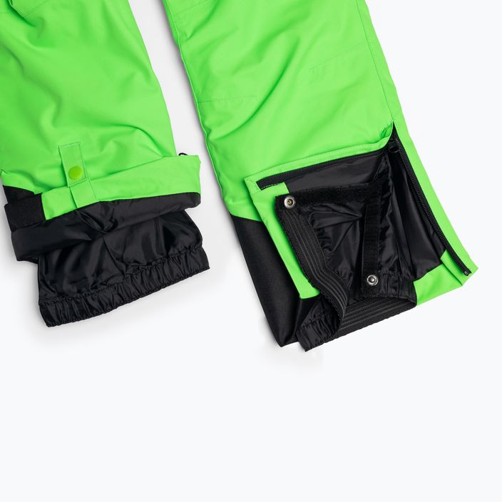 Children's ski trousers 4F M360 green neon 6