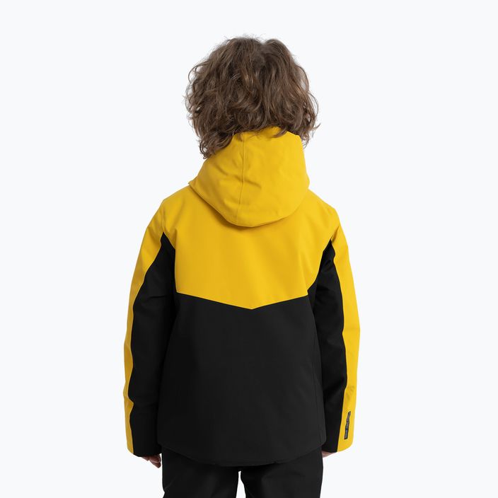 Children's ski jacket 4F M300 yellow 2
