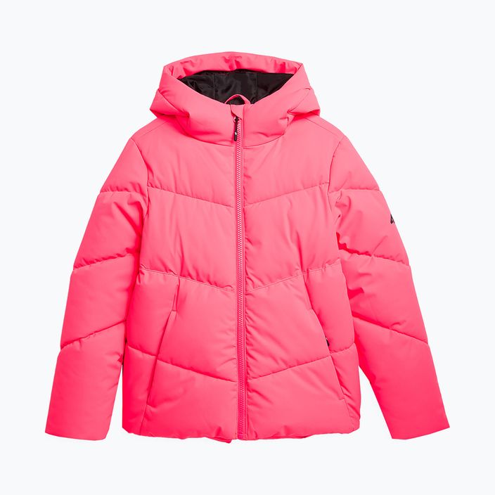 Children's ski jacket 4F F293 hot pink neon 5