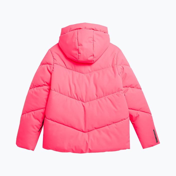 Children's ski jacket 4F F293 hot pink neon 6