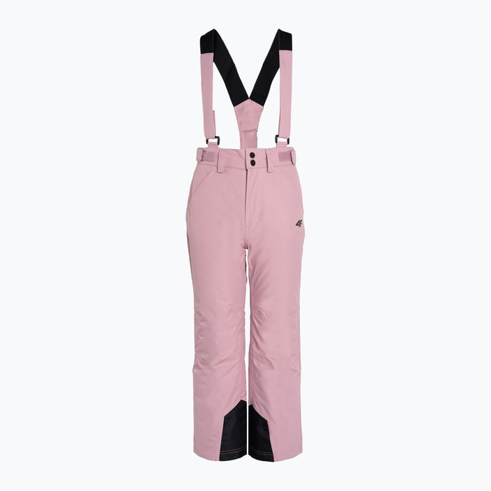 Children's ski trousers 4F F353 dark pink 3