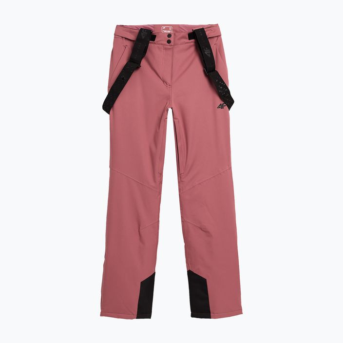Women's ski trousers 4F F400 dark pink 7