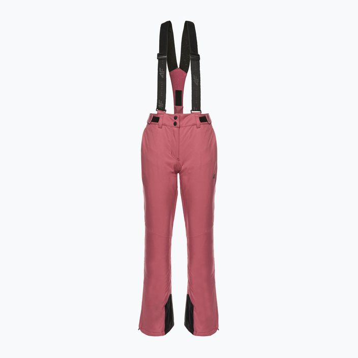 Women's ski trousers 4F F400 dark pink 3