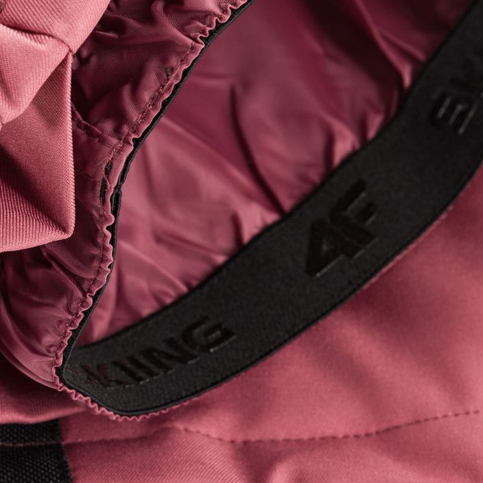Women's ski trousers 4F F400 dark pink 5