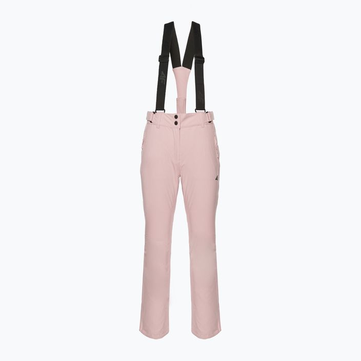 Women's ski trousers 4F F419 light pink