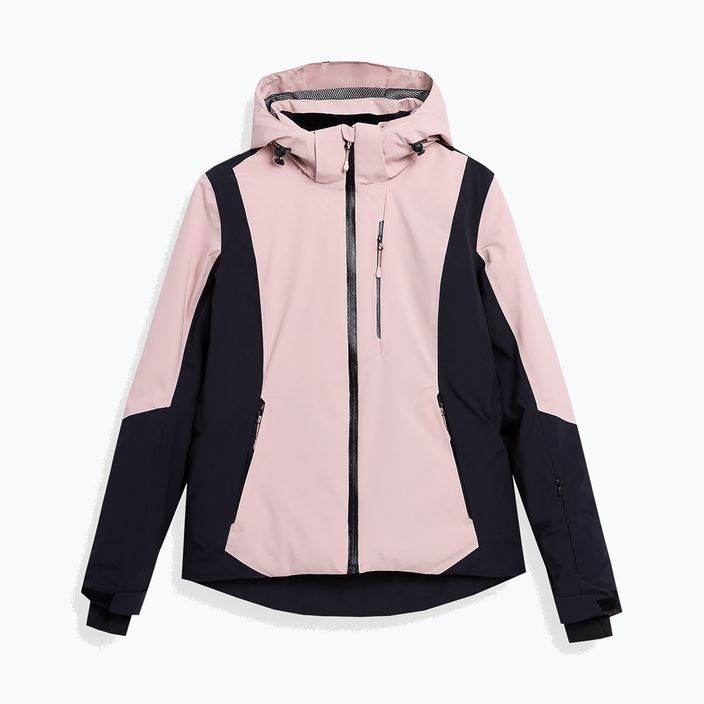 Women's ski jacket 4F F340 light pink 3