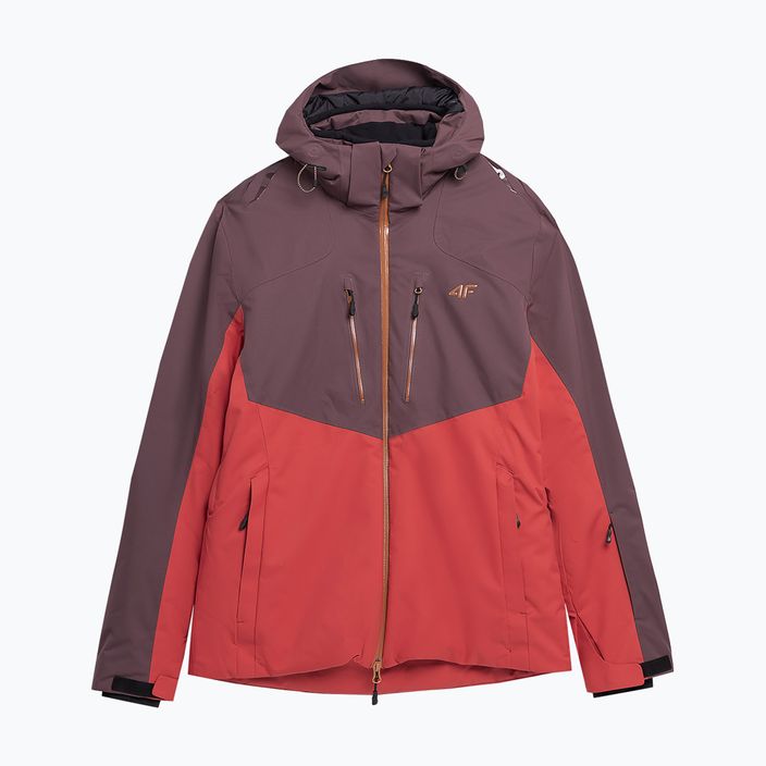 Men's ski jacket 4F M284 burgundy 3