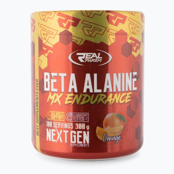 Beta Alanine Real Pharm amino acids 300g orange 666398A