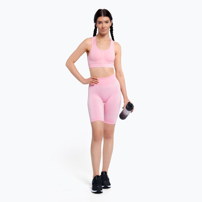 Women's training bikers Gym Glamour Push Up Candy Pink 410 2