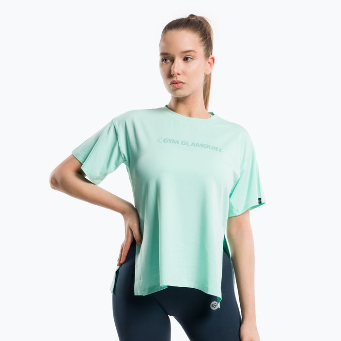 Women's training shirt Gym Glamour Glamour Mint 420