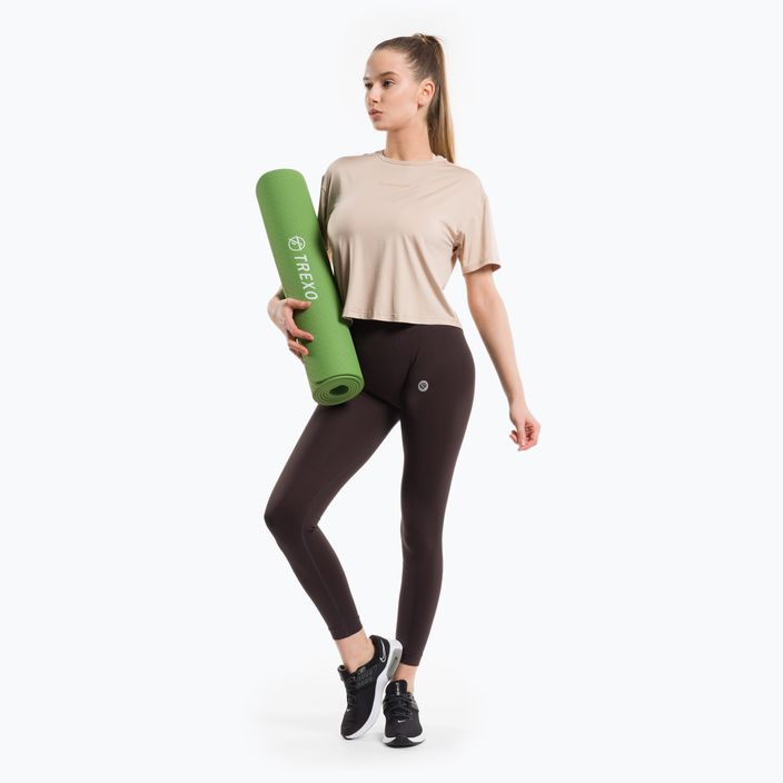 Women's training leggings Gym Glamour Flexible Brownie 428 2