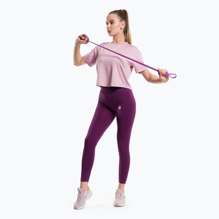 Women's training leggings Gym Glamour Flexible Violet 433 2