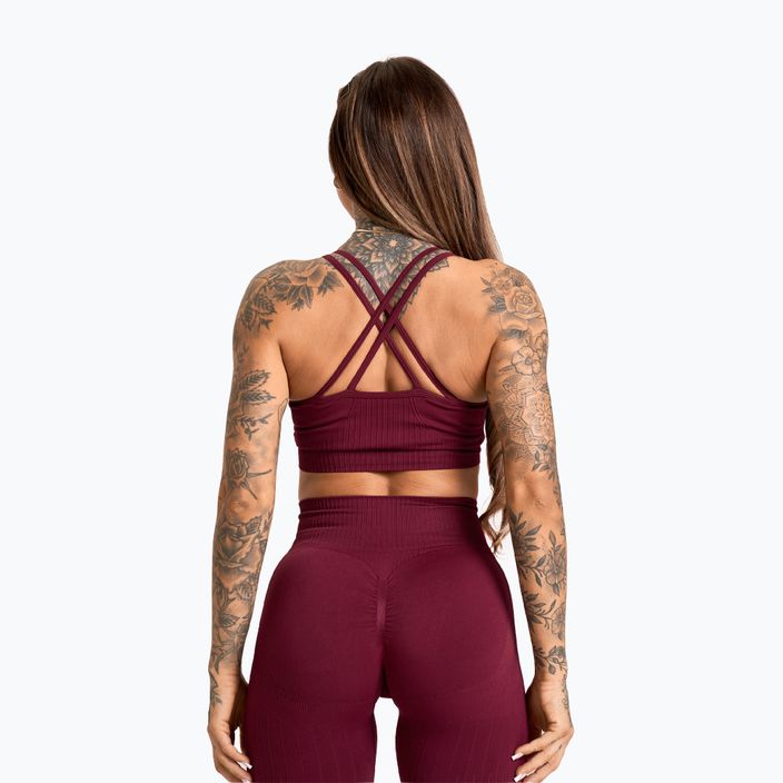 Women's training leggings Gym Glamour Push Up 2.0 merlot 6