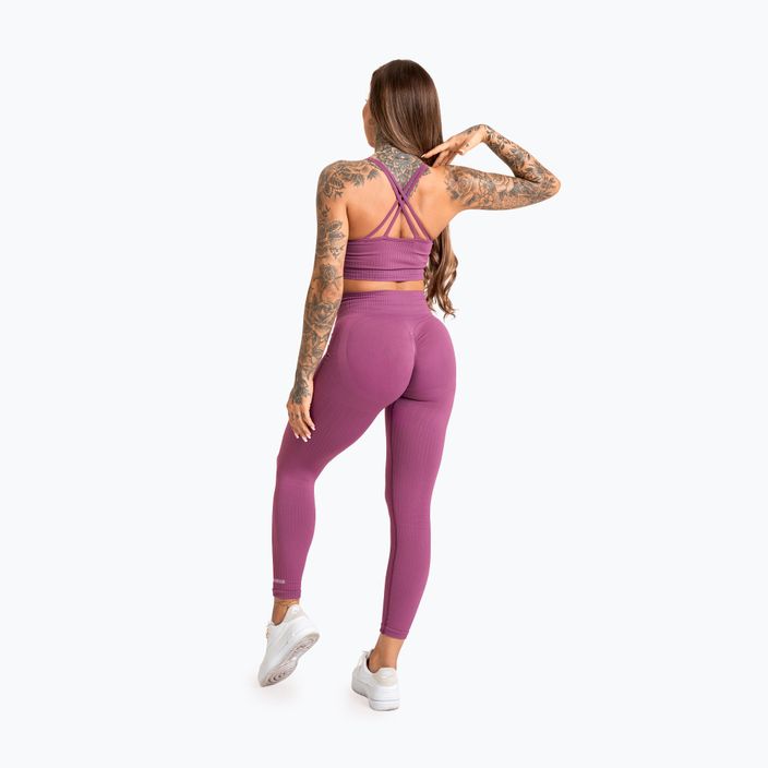 Women's training leggings Gym Glamour Push Up 2.0 merry berry 3