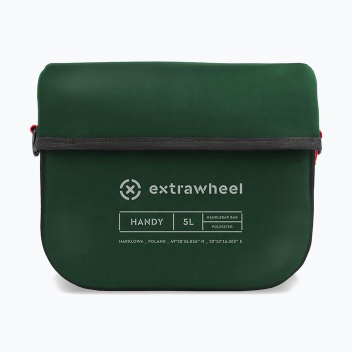 Handlebar bag Extrawheel Handy 5 l green/black